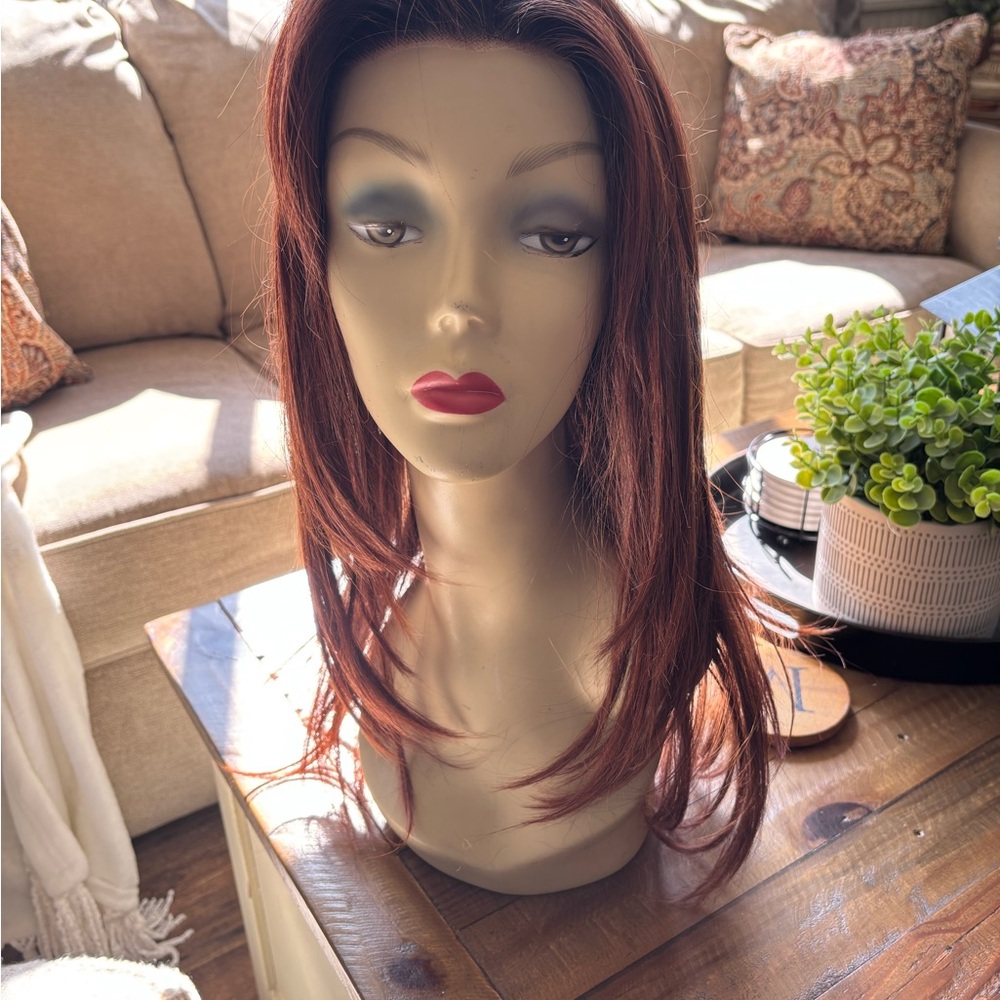 Auburn Long Layered Wig